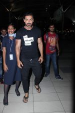 John Abraham snapped at Airport in Mumbai on 24th Sept 2015